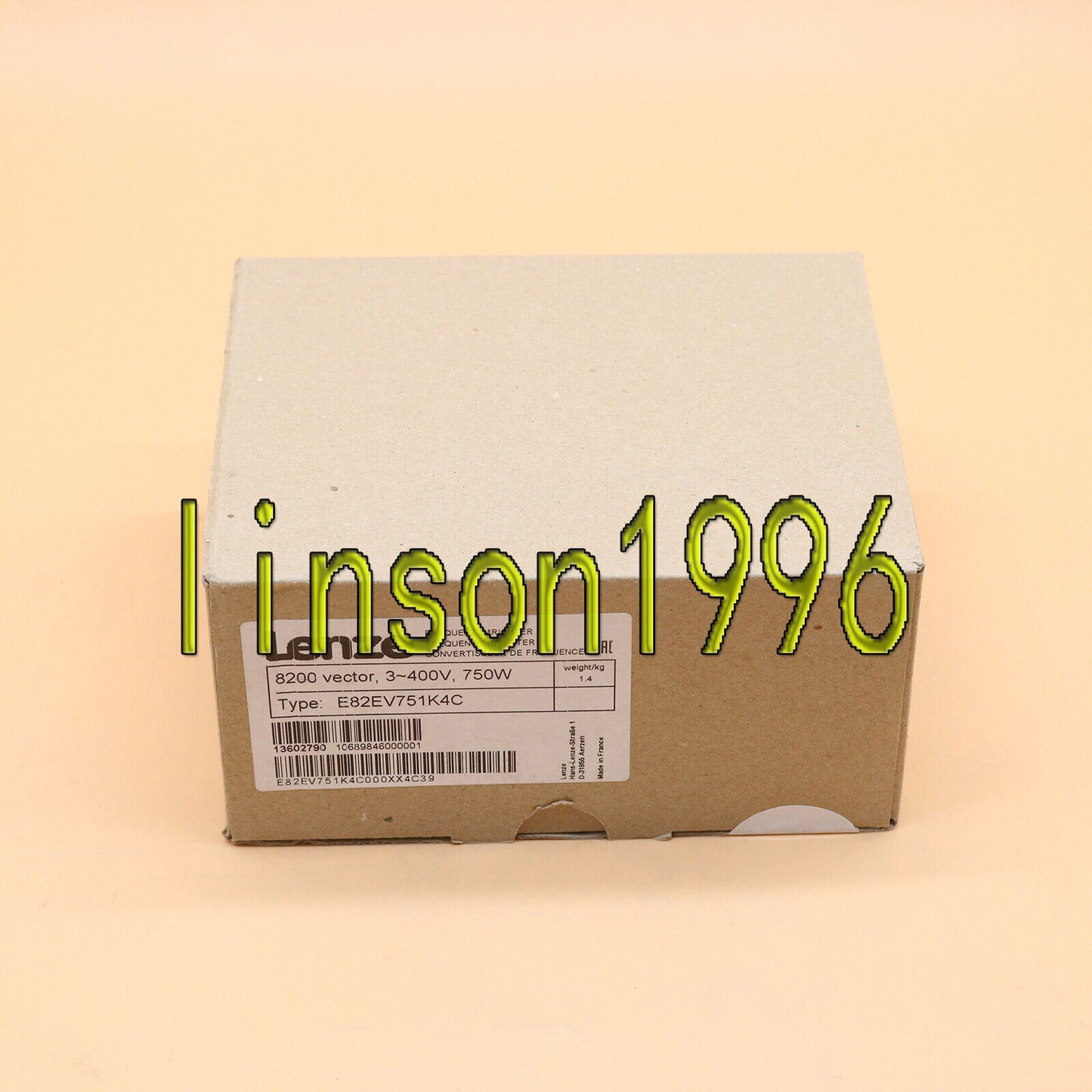 1PC LENZE E82EV751K4C 3PH 0.75kW 0-400V PLC Driver - LENZE