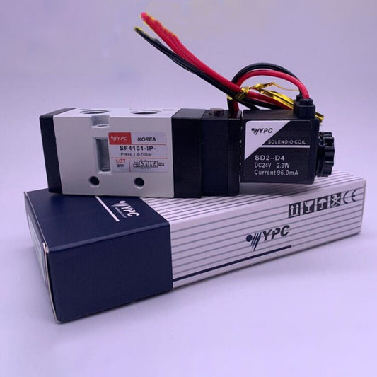 1PCS For YPC SF4101-IP DC24V 1.5-10bar Solenoid Valve