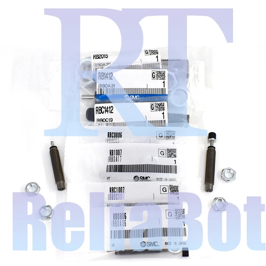 1PCS SMC RBC1412 Shock Absorber With cap O.D. thread size 14mm Stroke 12mm ~