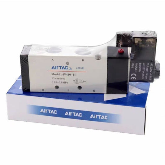 AirTAC 4V41010A 4V410-10 AC220V Solenoid Valve Free Ship