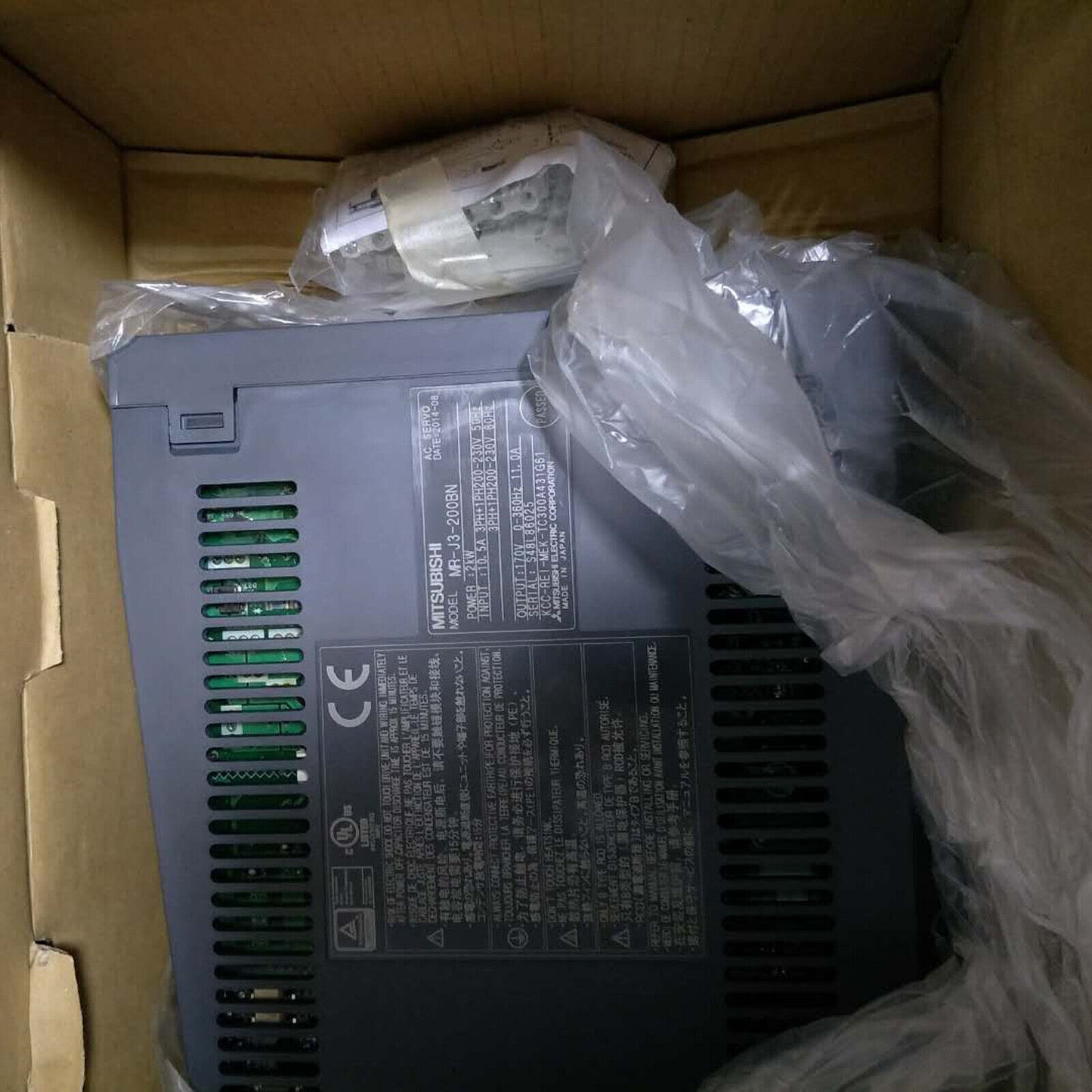 Mitsubishi MR-J3-200BN AC Servo Driver 1-Year - MITSUBISHI