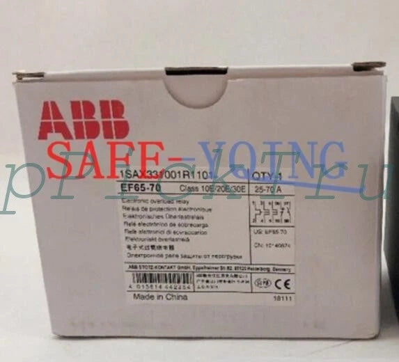1PCS ABB EF65-70 ELECTRONIC OVERLOAD RELAY