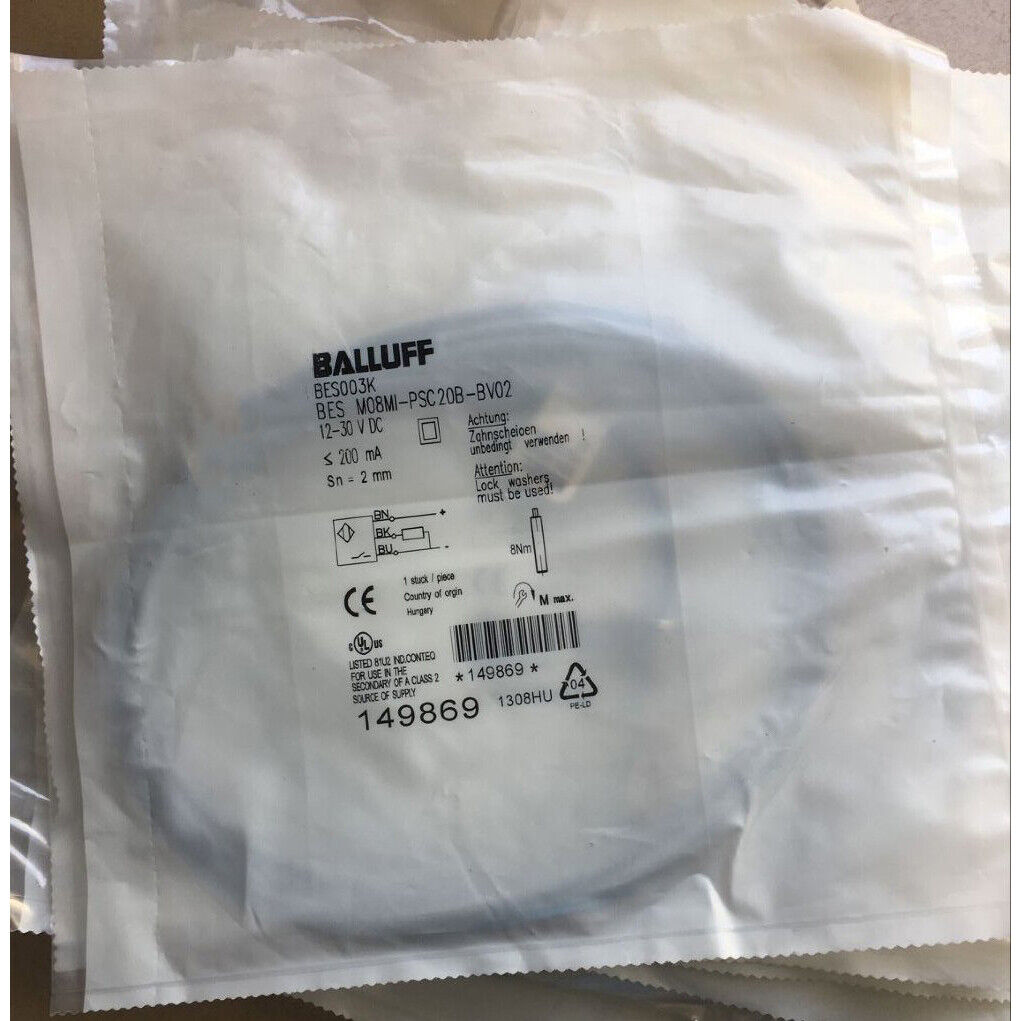 1PC Balluff BES M08MI-PSC20B-BV02 Proximity Switch Sensor Fast Ship - BALLUFF