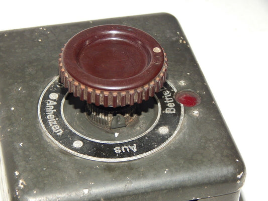 Used WW2 Bottle 27344 Switch Converter Starter Unit for Luftwaffe Aircraft - USED WWII TOOLS