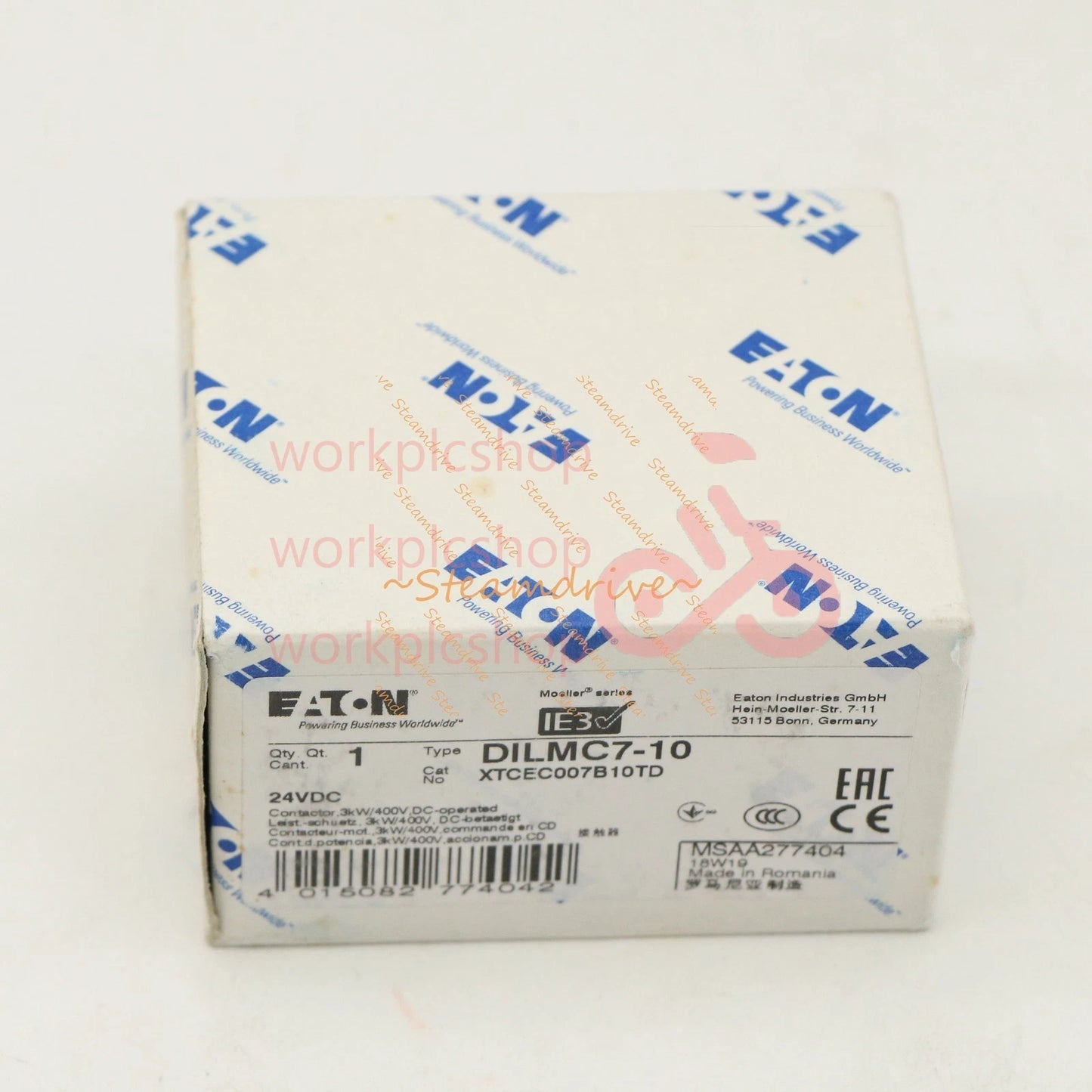 1PCS EATON MOELLER Ac Contactor DILMC7-10 24VDC Rapid delivery