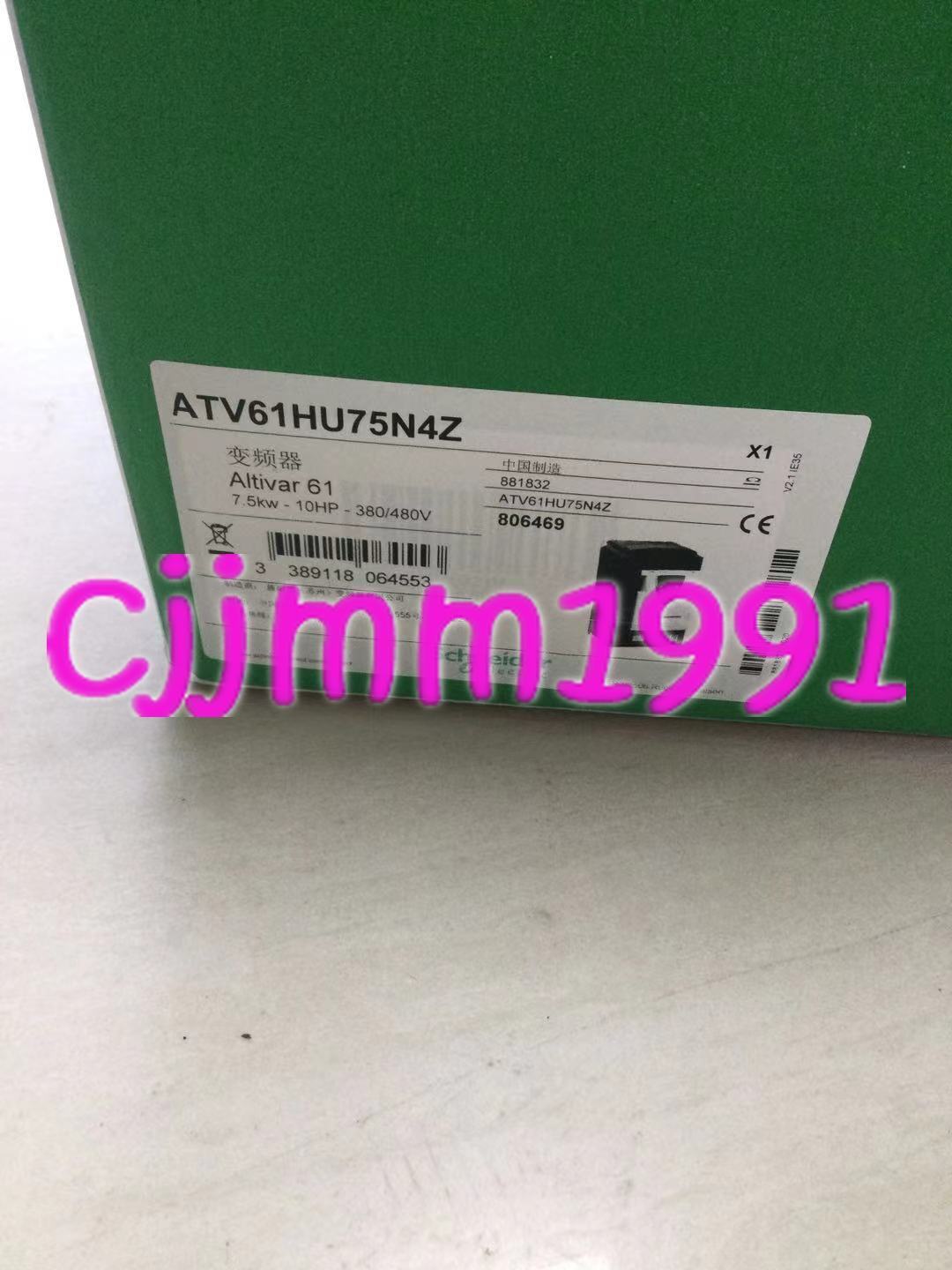 new 1PC ATV61HU75N4Z - VENDOR NAME