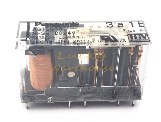 1pc PANASONIC SFS3-DC24V AG1S032 Power Relay 24VDC 10Pin 6A 250V
