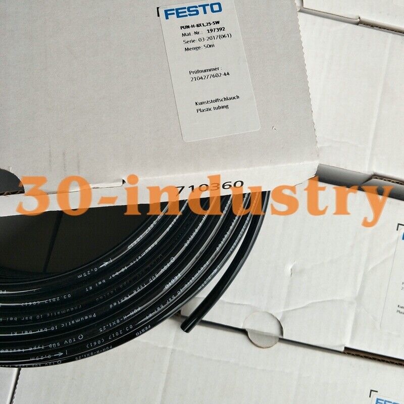 FESTO PUN-H-8X1.25-SW Pneumatic Hose - 50m Plastic Tubing - KOEED