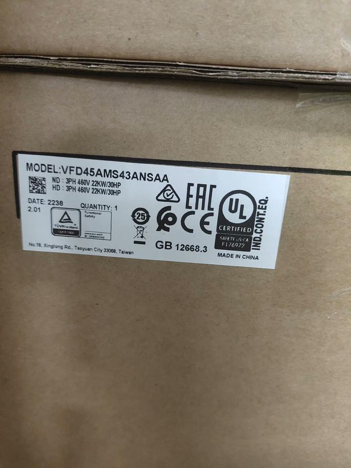 new One Delta VFD45AMS43ANSAA Inverter ping - DELTA