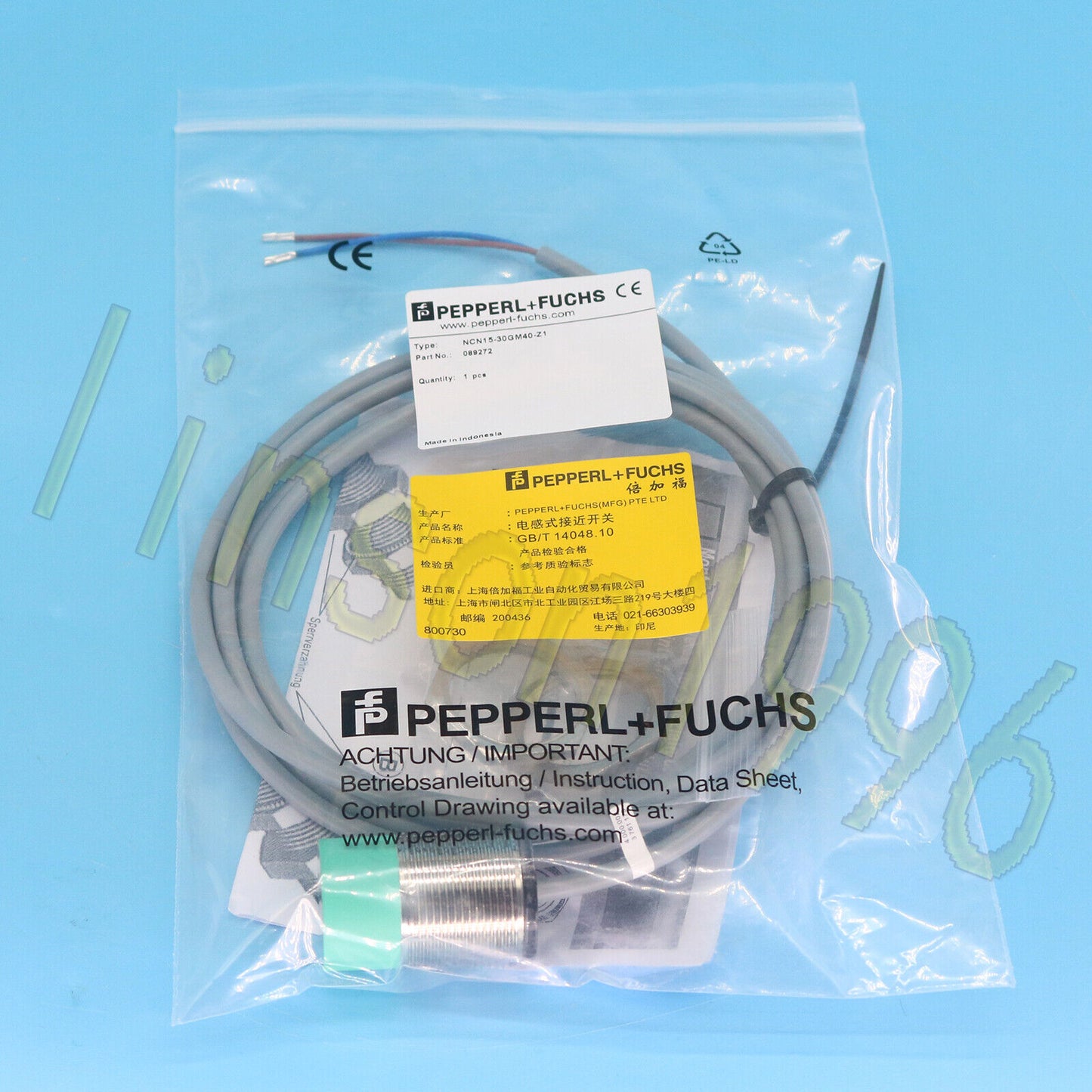 Pepperl+Fuchs NCN15-30GM40-Z1 Inductive Sensor Fast - PEPPERL+FUCHS