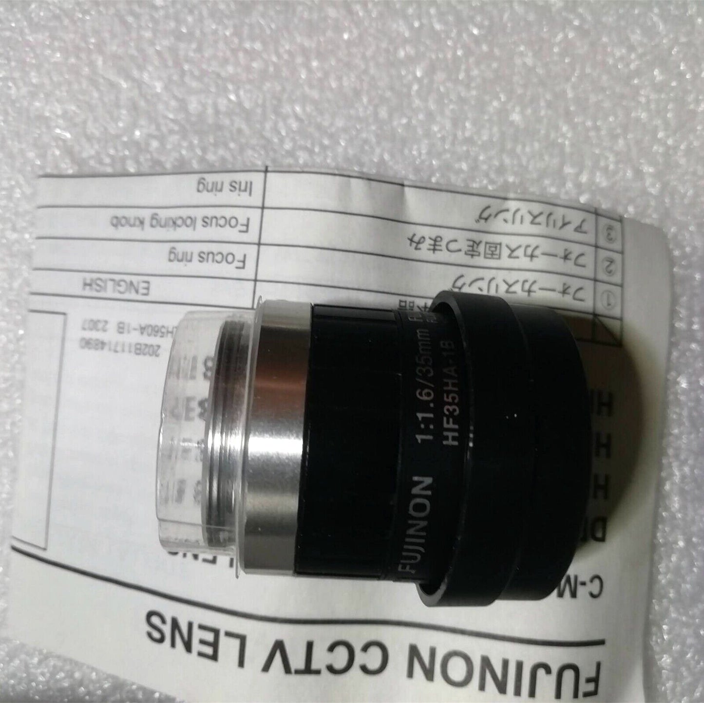 New FUJINON HF35HA-1B CCD Camera - FUJINON