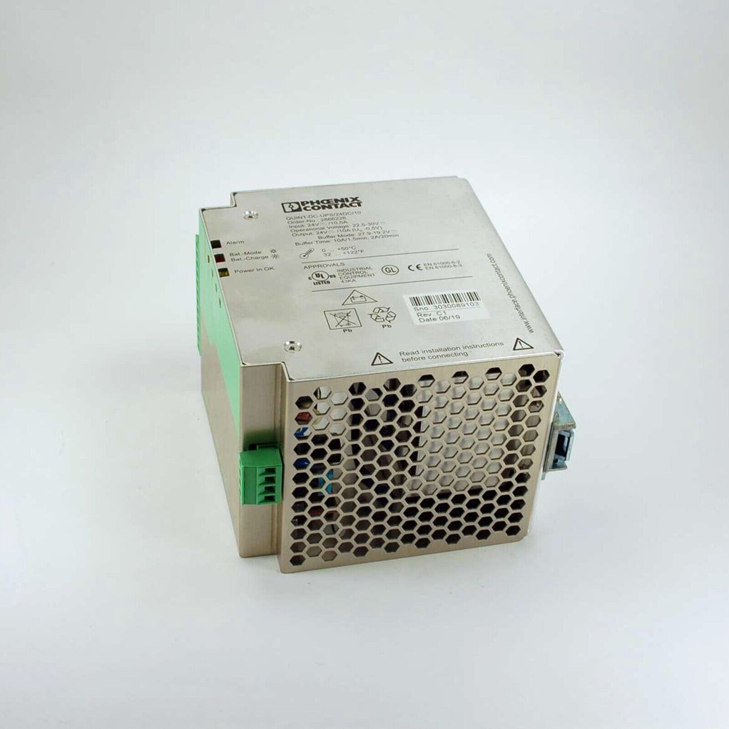 PHOENIX CONTACT QUINT-DC-UPS Power Supply - PHOENIX