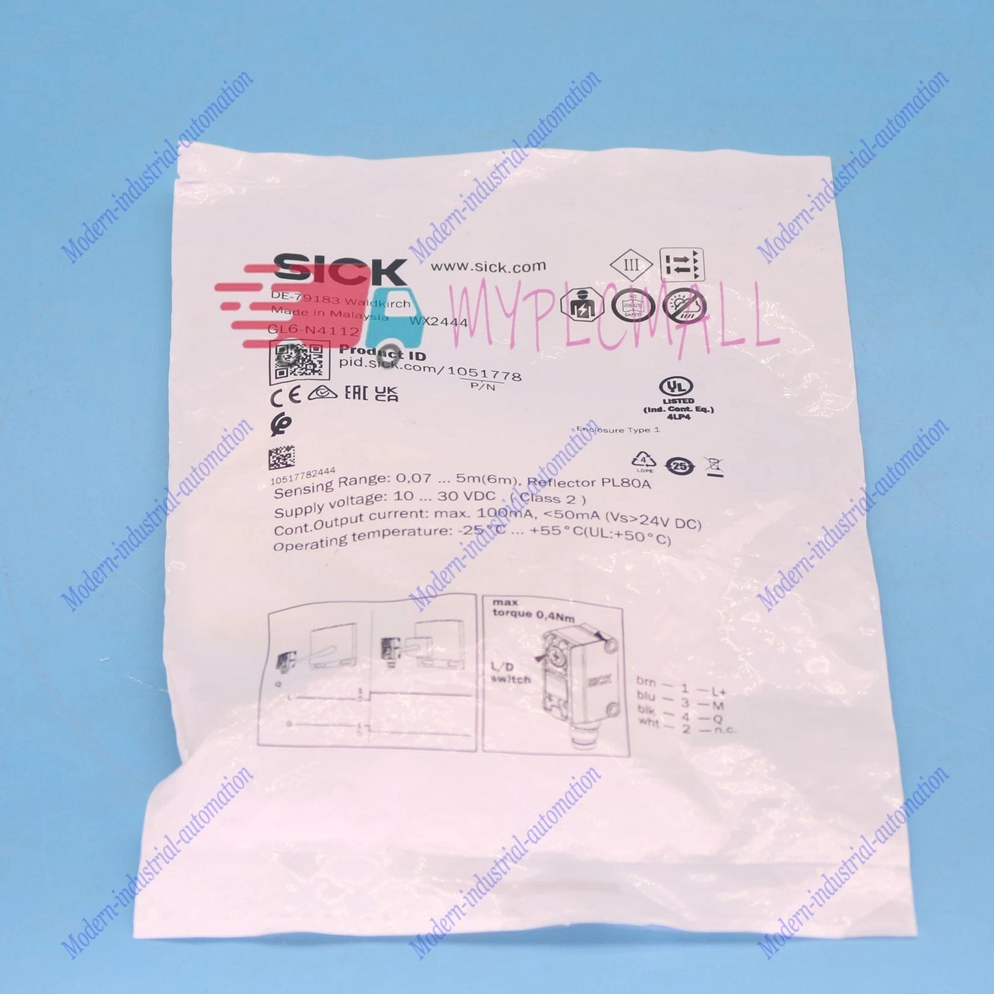 one SICK GL6-N4112 1051778 Photoelectric switch Free ship #YP1