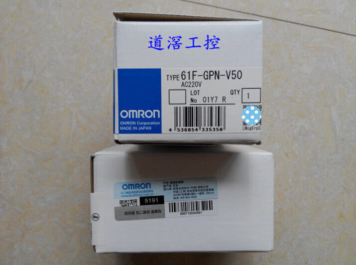 1PCS Omron 61F-GPN-V50 61FGPNV50 Water Leak Detector AC220V In Box - #OM