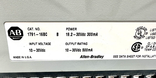 new Allen Bradley 1791-16BC Block Module - ALLEN BRADLEY