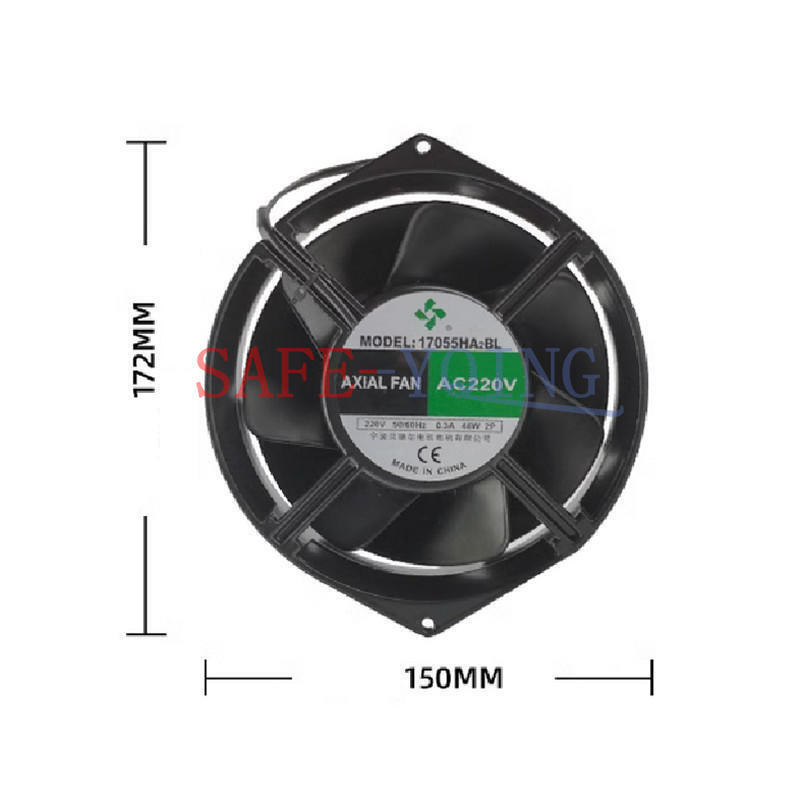 new 1PC 17055HA2BL AC220V axial flow fan cooling fan 172*150*55mm - UNISENSE