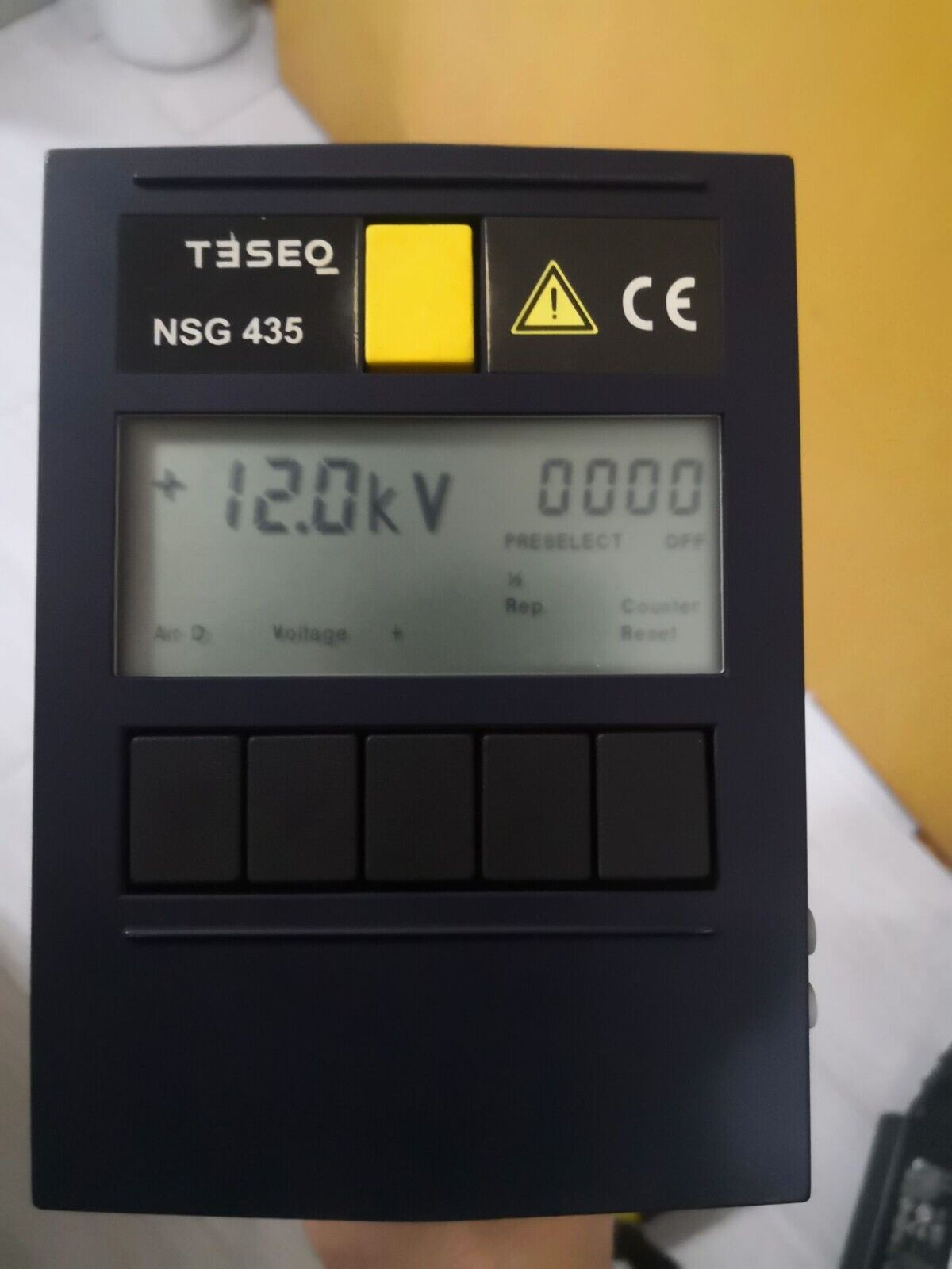 used Schaffner Teseq NSG435 ESD Simulator, 200V to 16kV, true air-discharge voltage - SCHAFFNER