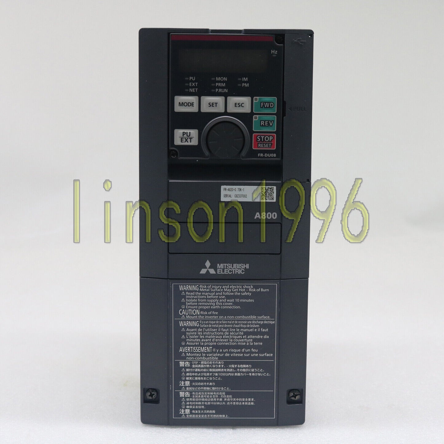 Mitsubishi FR-A820 Servo Inverter Drive - MITSUBISHI