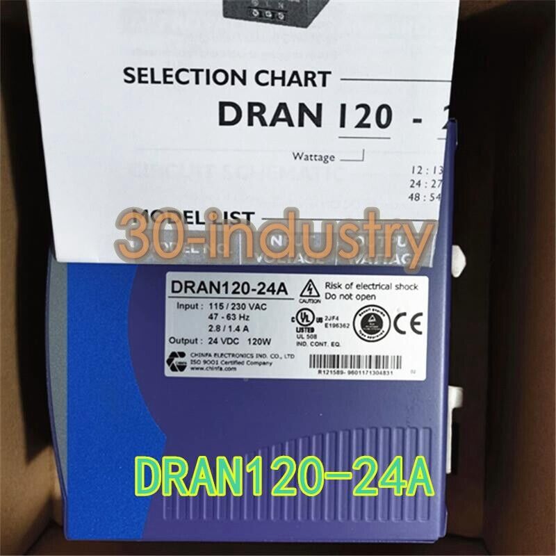 24VDC 120W DRAN120-24A Switching Power Supply Adapter - KOEED