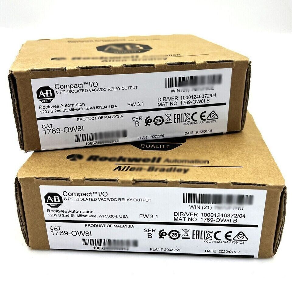 Allen-Bradley AB CompactLogix Relay Output Module 1769OW8I SER B - ALLEN-BRADLEY