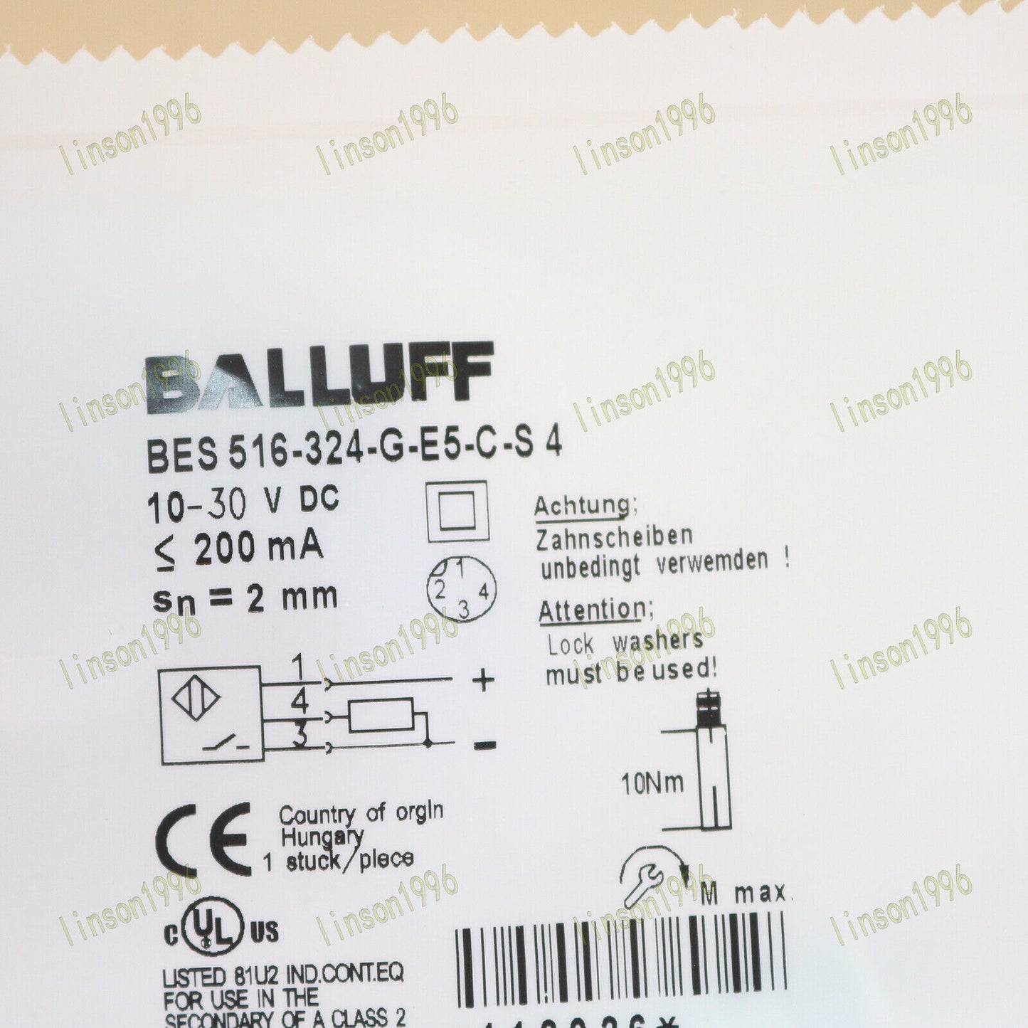 new BALLUFF proximity switch BES 516-324-G-E5-C-S4 - BALLUFF
