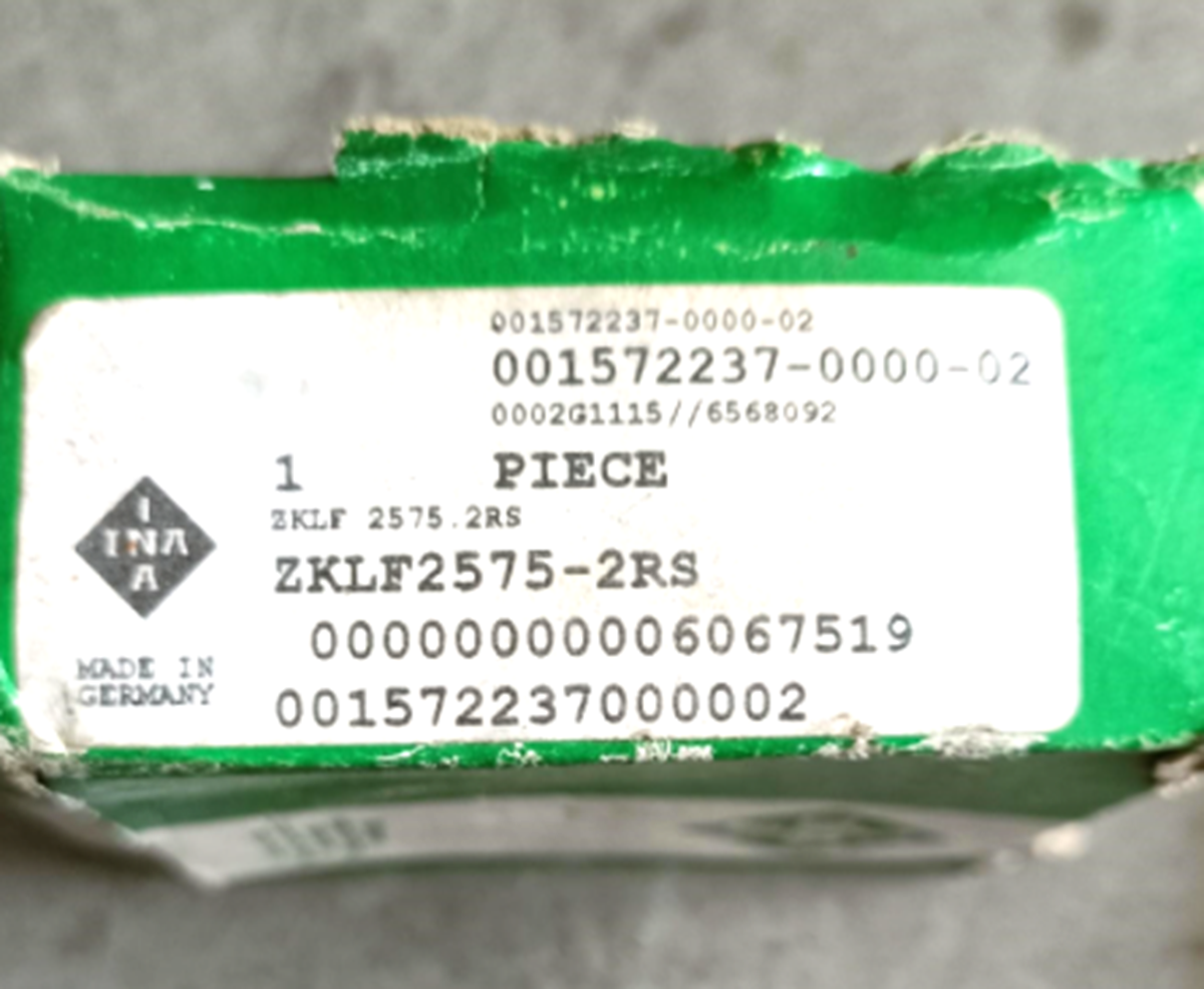 2575 Angular Contact Ball Bearing, 2RS - INA