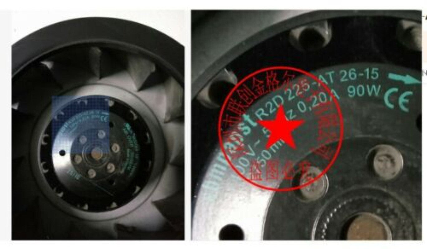 Cooling fan R2D225-AV26-25 AC400V M2D068-DF centrifugal fan