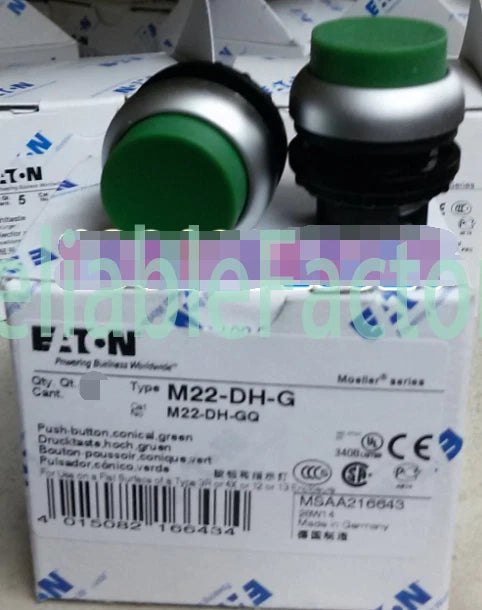 1PC EATON MOELLER M22-DH-G free shipping