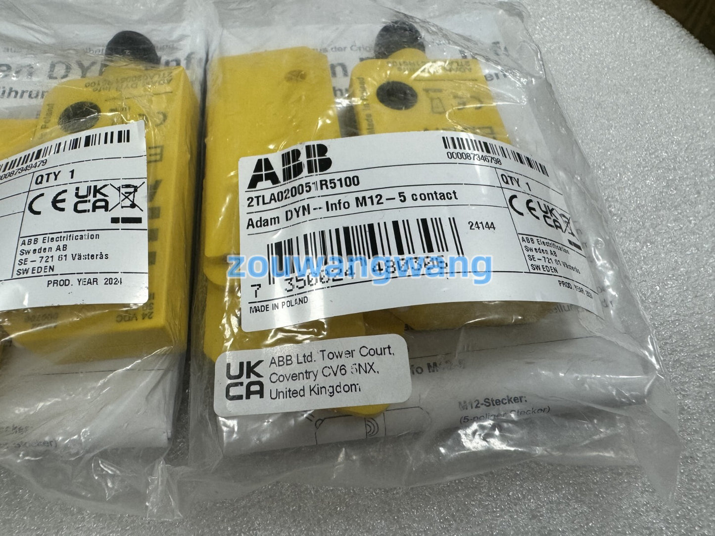 new 2TLA020051R5100 ABB Adam Safety Door Sensor In Packaging