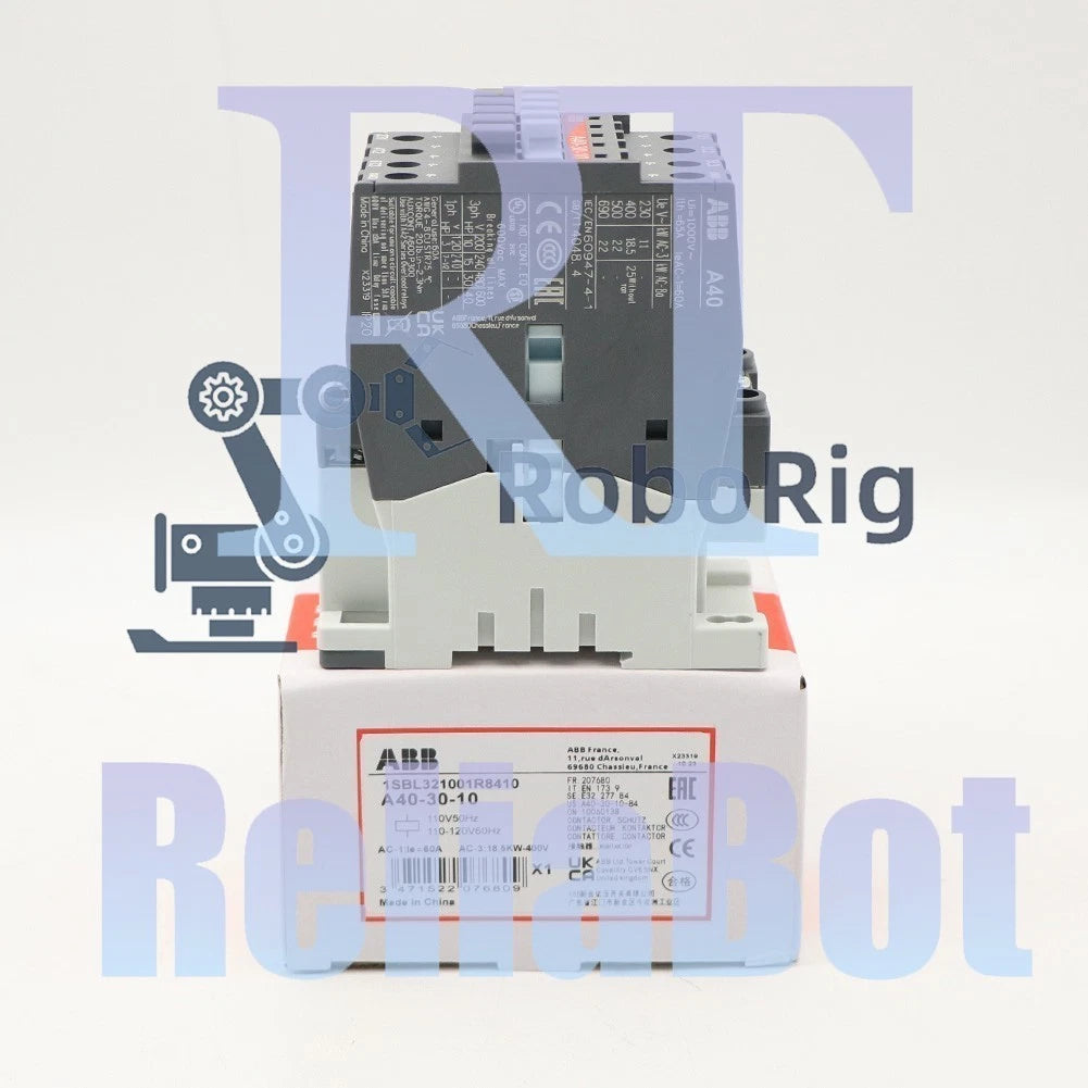 1PCS ABB A40-30-10 Contactor 110V50Hz/110-120V60Hz 1SBL321001R8410