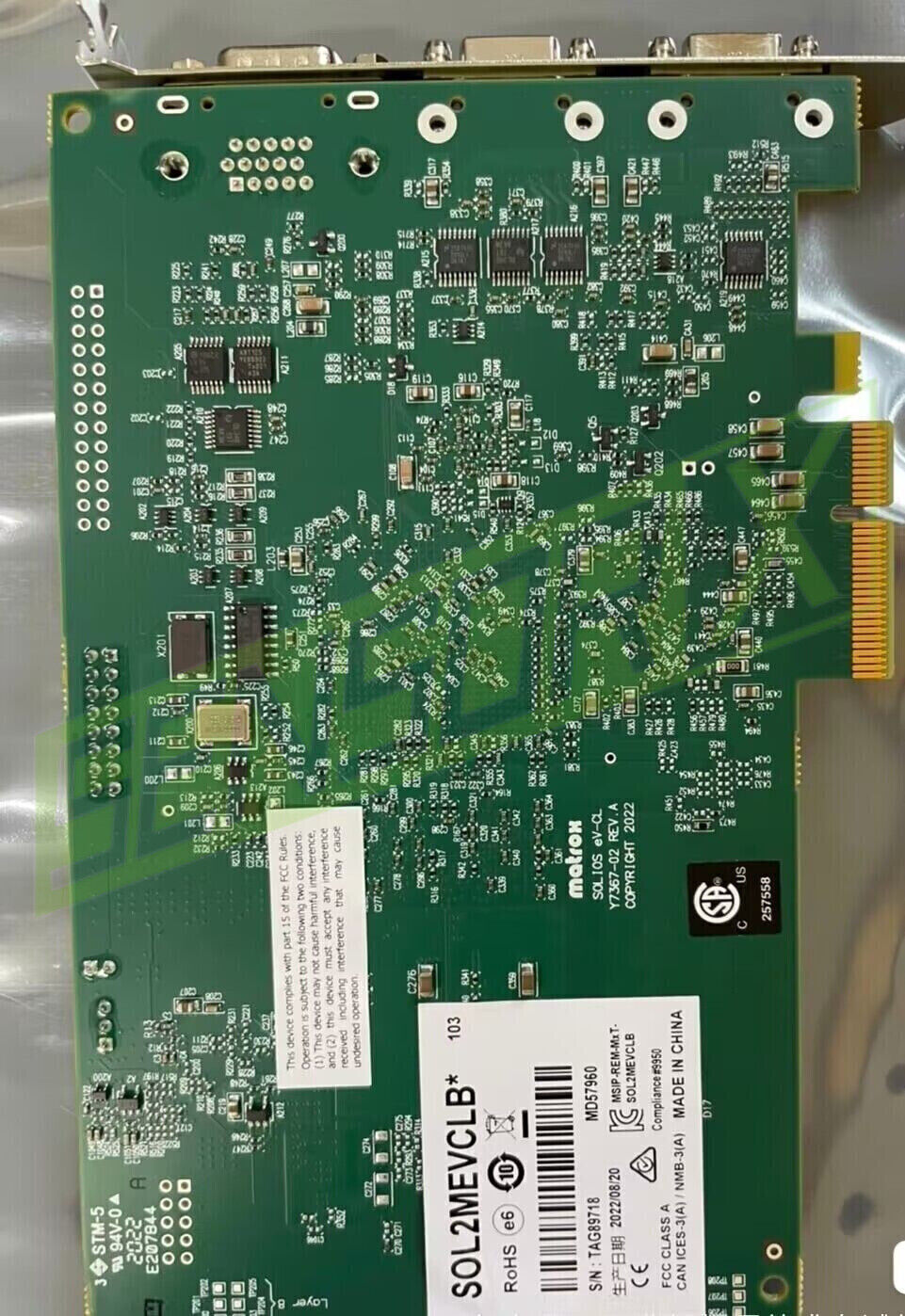 Matrox SOL2MEVCLB Acquisition Cards Y7367 Ping 1PCS - MATROX