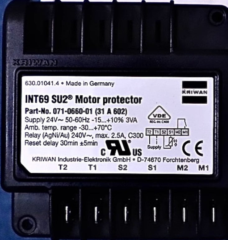 1pcs KRIWAN compressor protection module INT69 SU2 071-0660-01(31A 602)24V