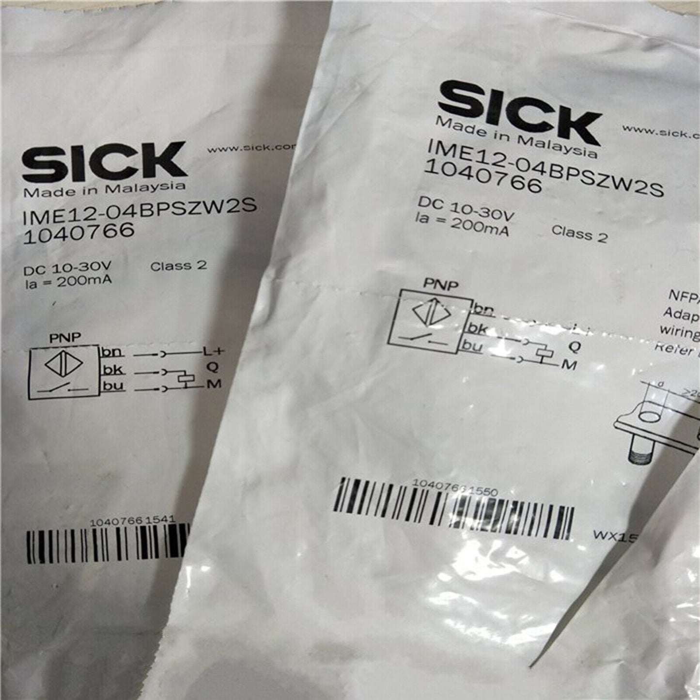 SICK Proximity Switch IME12-04BPSZW2S 10-30VDC 200MA, Low-Voltage, High-Duty Cycle Spot Stock - SICK