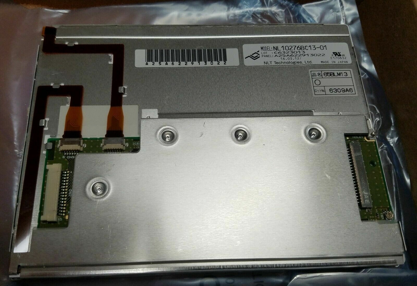 new NL10276BC13-01 6.5-inch 1024*768 LCD screen PANEL With 90 days - INDUSTRIALCOMPONENTS