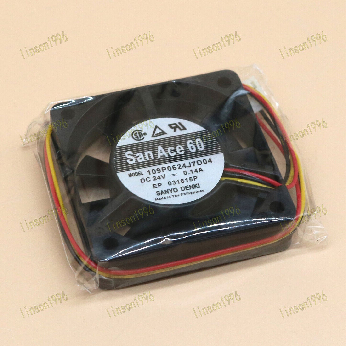 109P0624J7D04 DC24V 0.14A Inverter Cooling Fan - SANYO