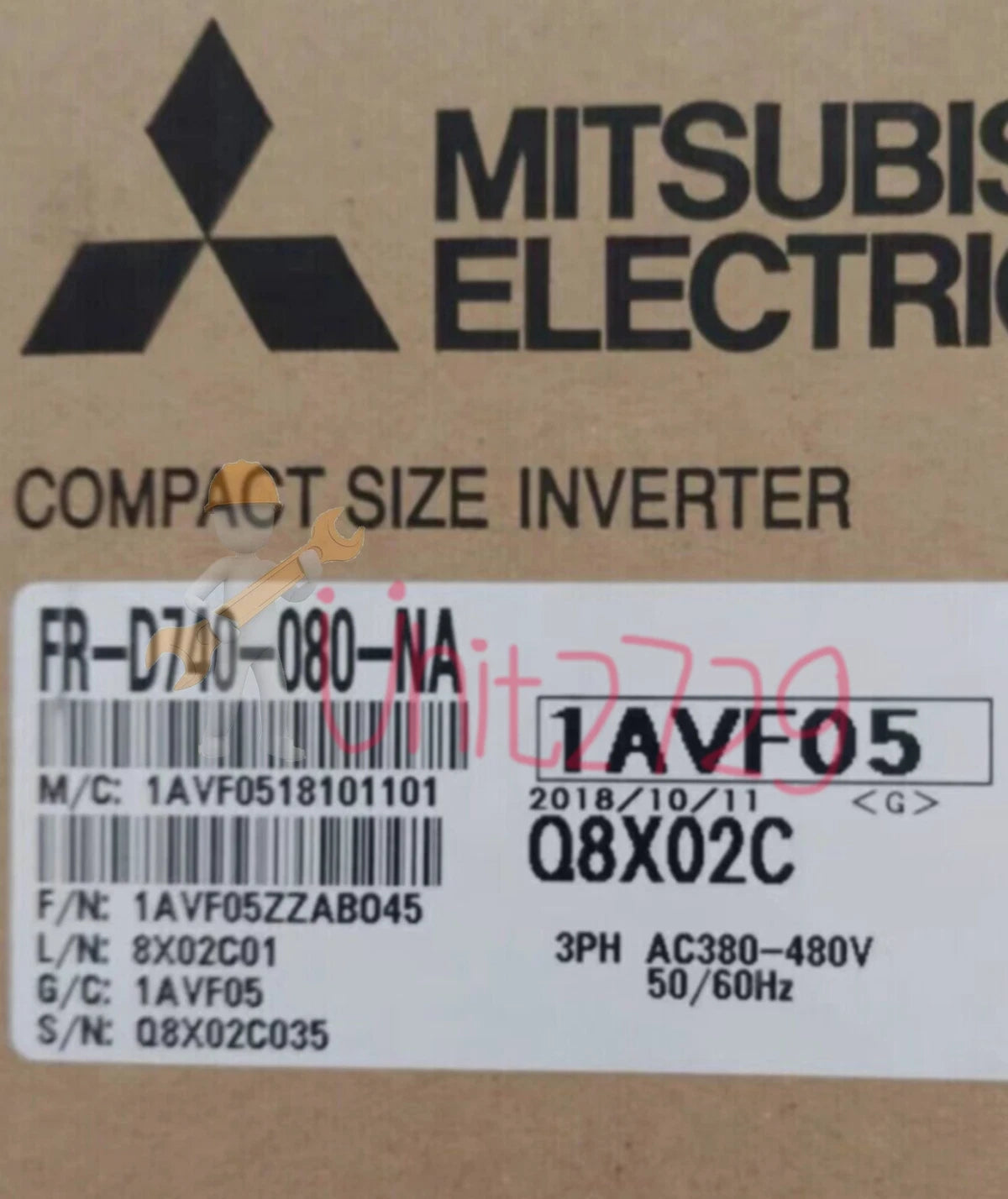 MITSUBISHI FR-D740-080-NA Inverter #un