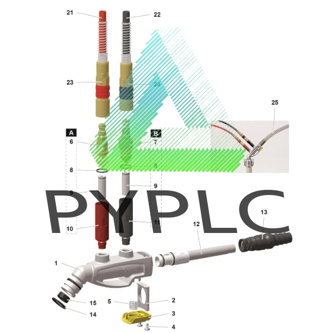 10Pcs Hi-Q Hose Connector 1014806 for Powder Injector pump iFlow IG07