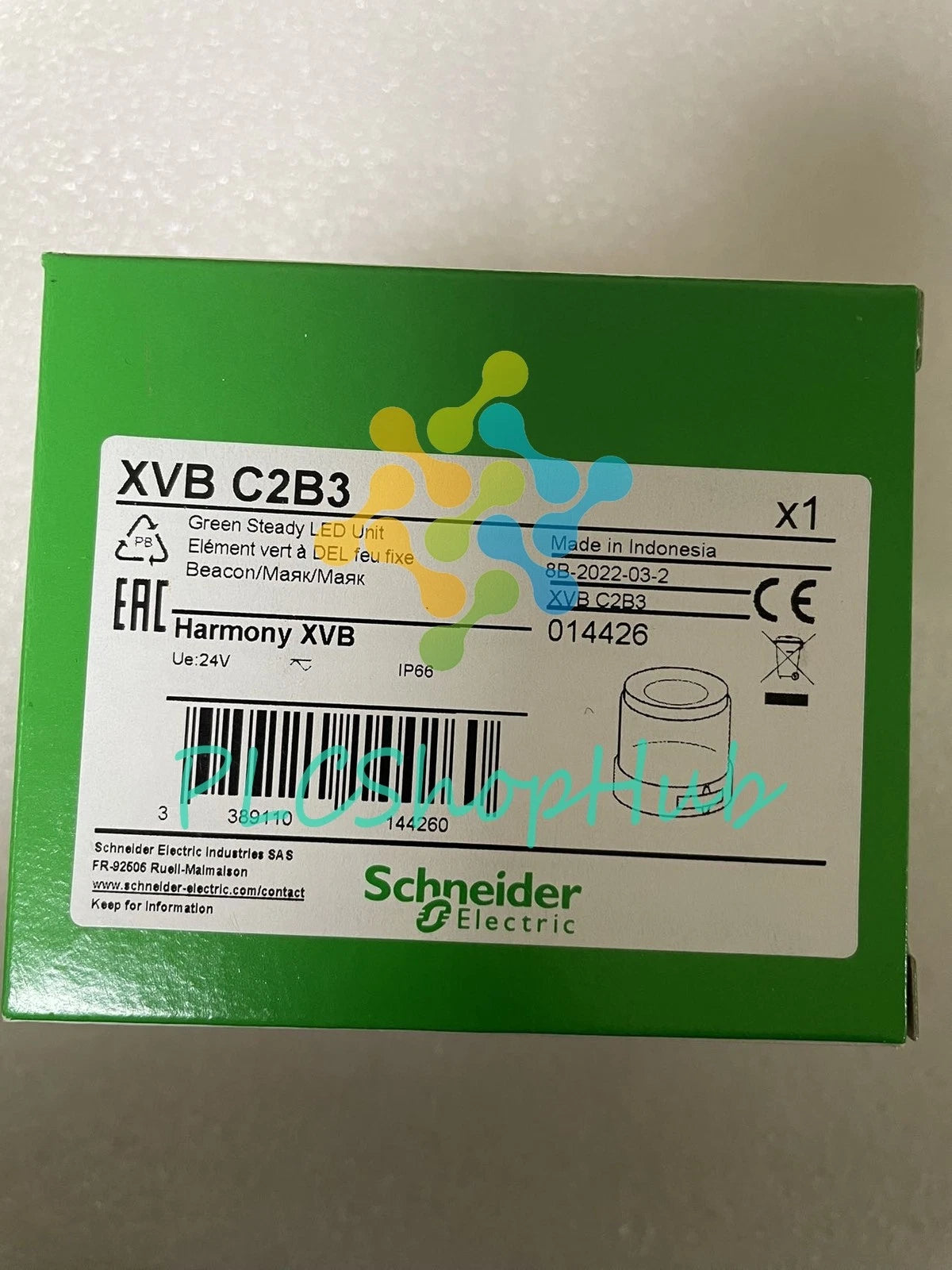1PC Schneider warning light XVBC2B3 free shipping