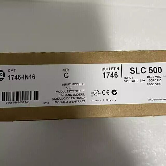 New Factory Sealed AB 1746IN16 Digital SLC 500 Input Module - NEW FACTORY SEALED