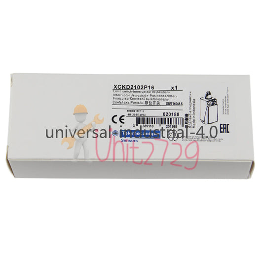 Schneider Limit Switch XCKD2102P16 Roller Plunger, 10A #un