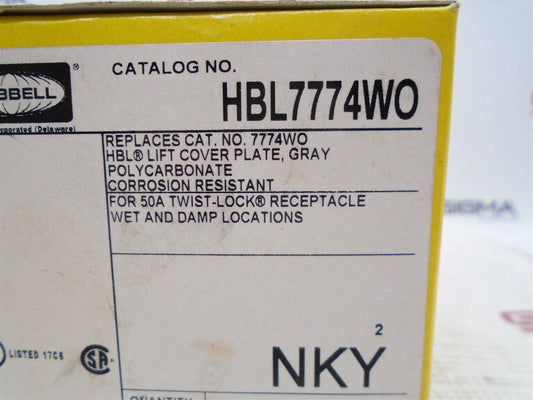 HUBBELL HBL7774WO receptacle - HUBBELL