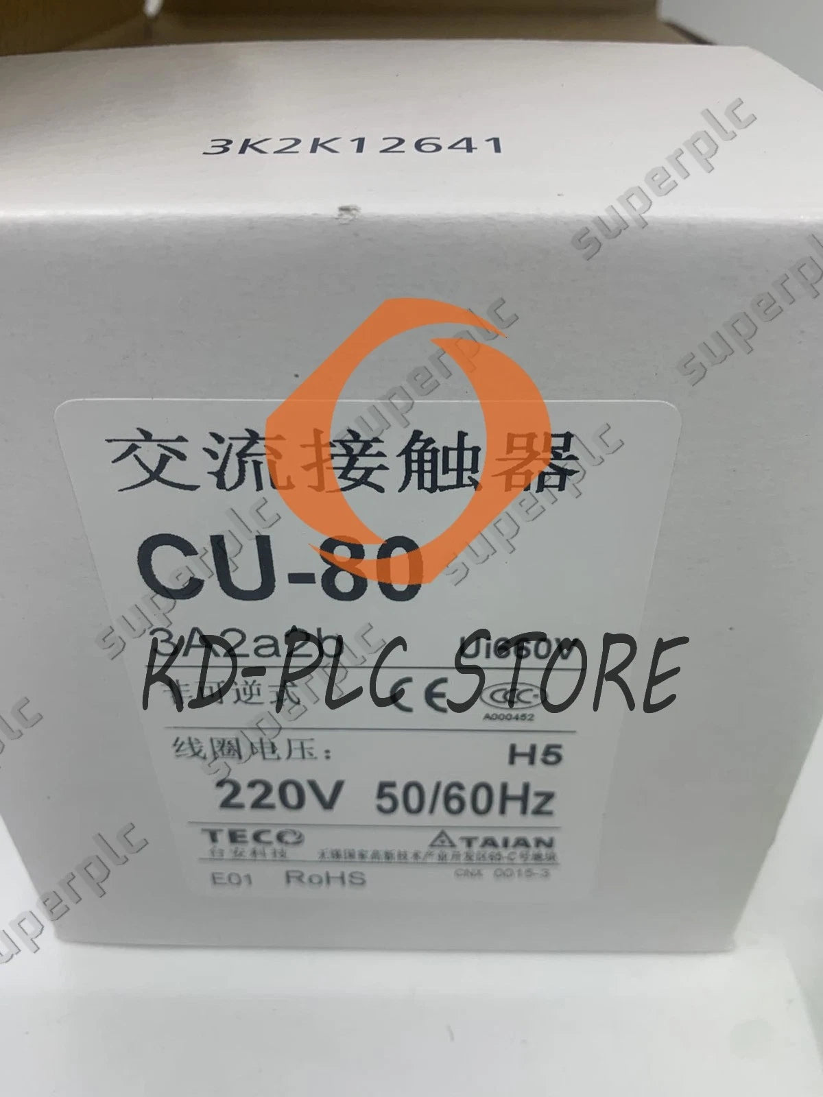 1PCS For TECO Contactor CU-80 AC220V
