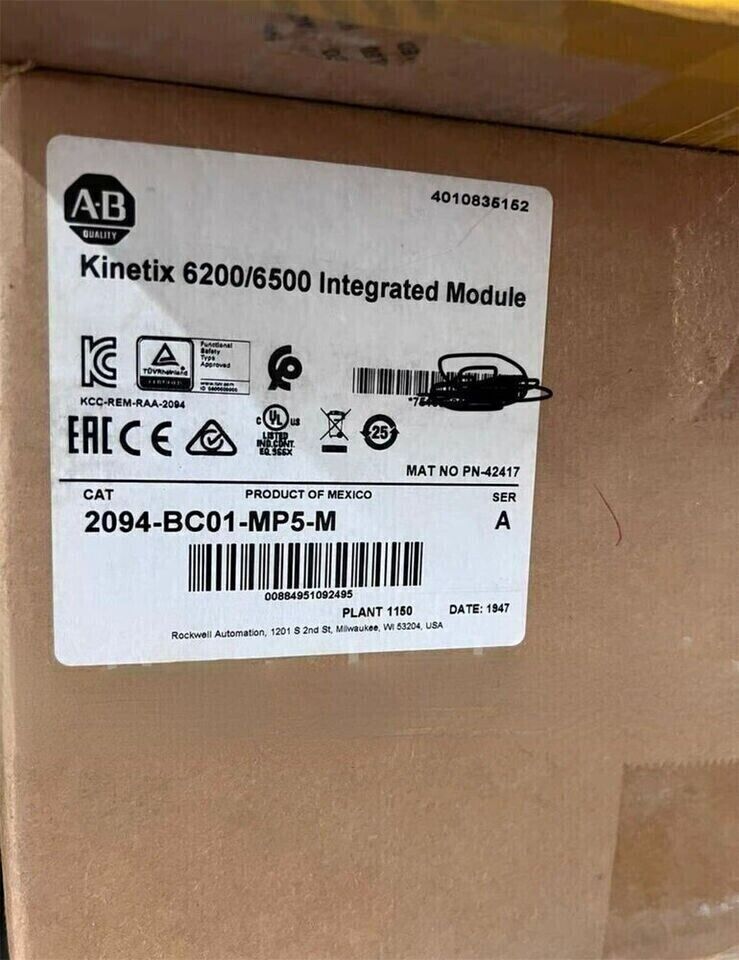 Allen Bradley 2094BC01-MP5M Kinetix 6000 Integrated - ALLEN BRADLEY