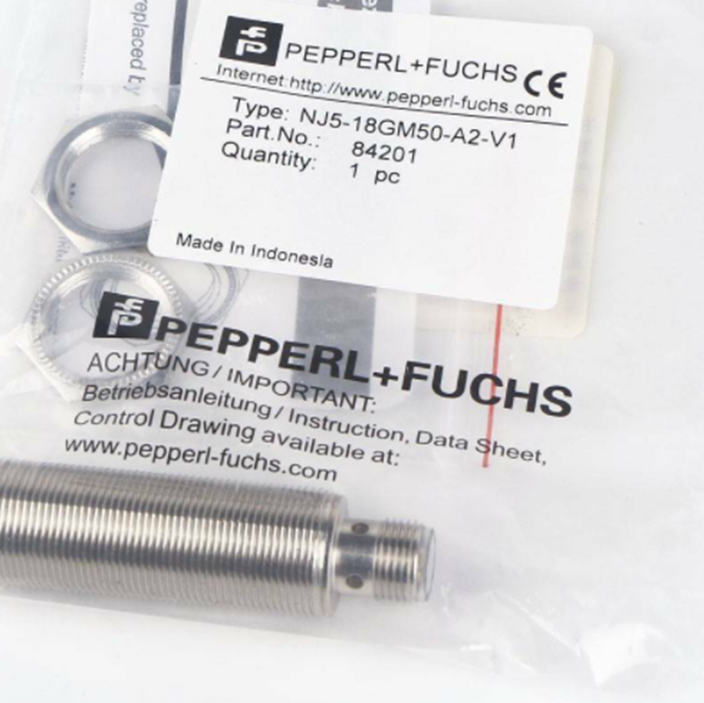 PEPPERL+FUCHS NJ5-18GM50-A2-V1 Electromagnetic Induction Switch Sensor - PEPPERL+FUCHS