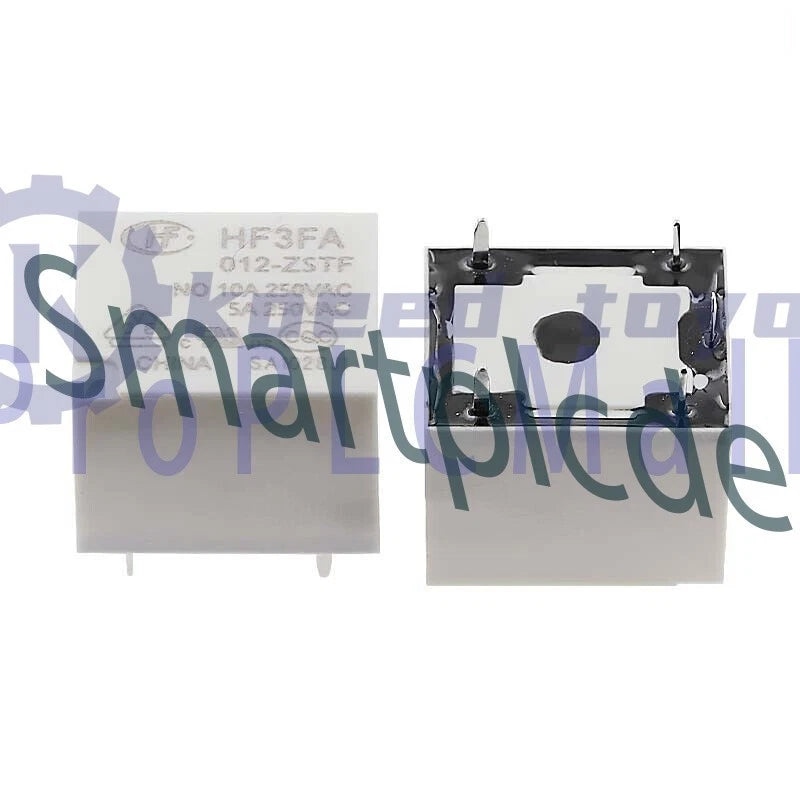 10Pcs HongFa HF3FA-012-ZSTF 12VDC 10A 250VAC Power Relay 5 Pins#