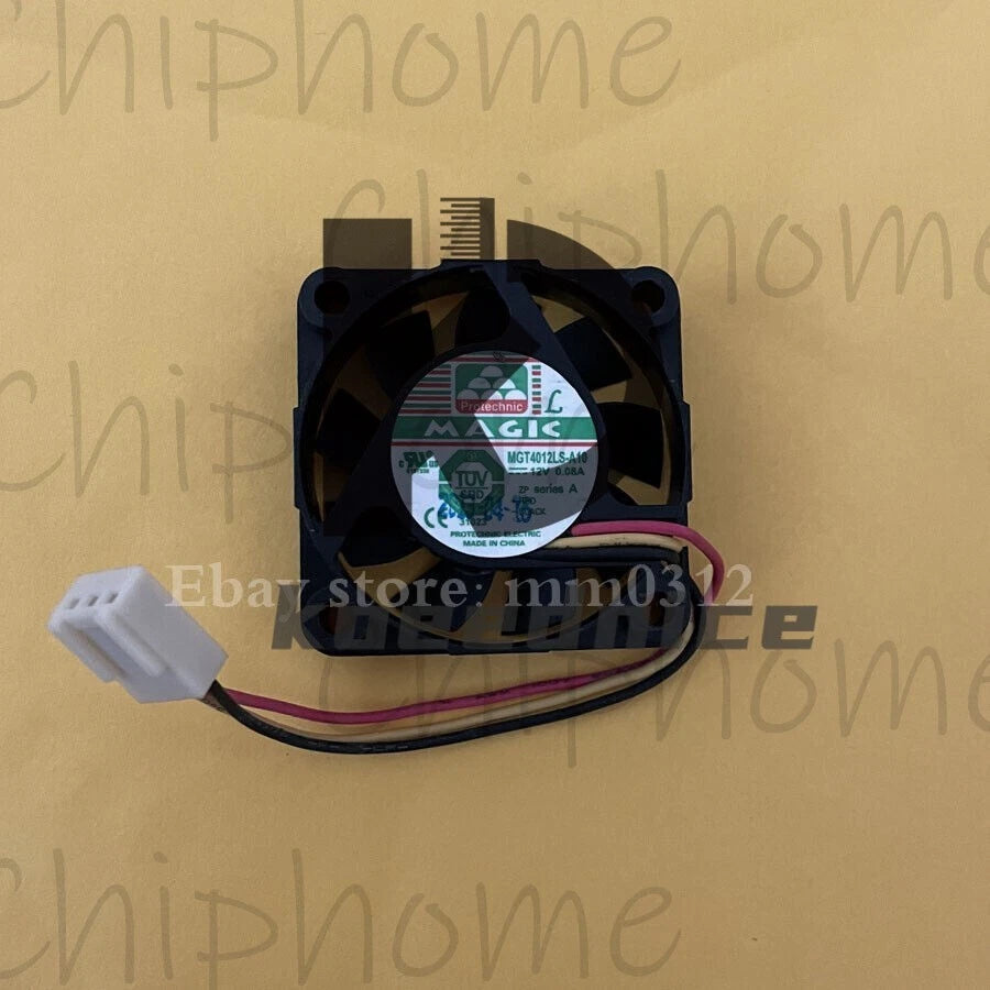 1PCS MAGIC MGT4012LS-A10 12V 0.08A 4010 40mm 3-wire silent cooling fan 3pin