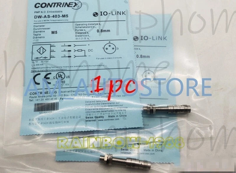 DW-AS-603-M5 FOR Small Proximity Switch Threaded Inductive 24V Sensor Contrinex