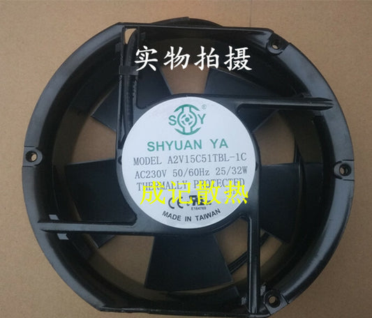 1pcs SHYUAN YA A2V15C51TBL-1C 17251 230V 25/32W inverter axial cooling fan