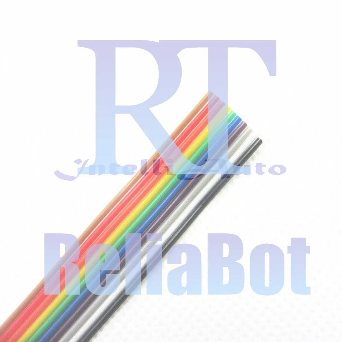 1Pcs Pitch10 WAY 10P Flat Color Rainbow Ribbon Cable Wiring Wire CA 1M -