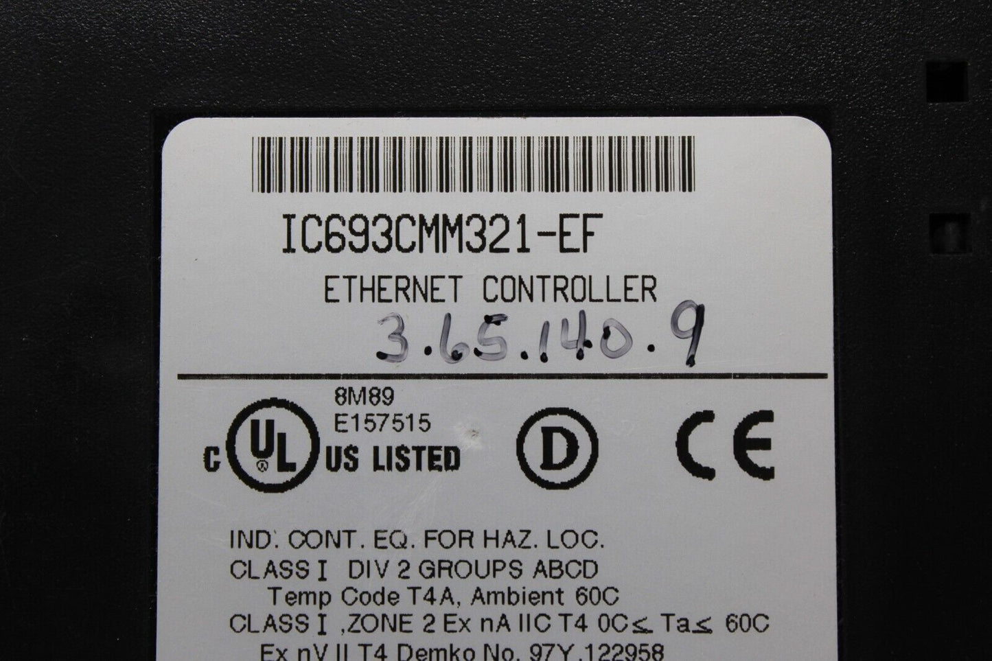 used GE Fanuc IC693CMM321-EF Ethernet Module IC693CMM321 - GE FANUC